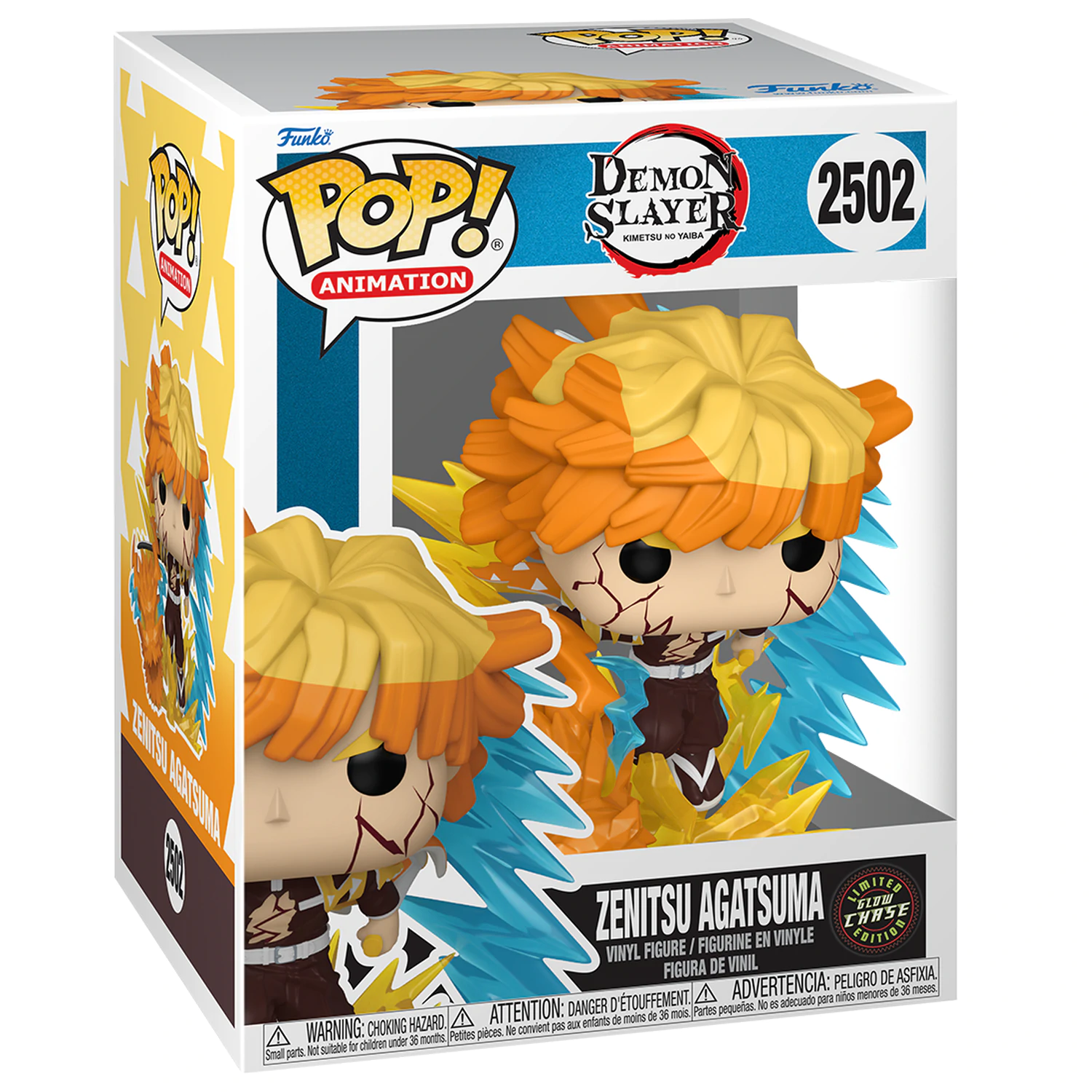 Funko POP figurka Premium Demon Slayer Zenitsu Agatsuma Glow Chase fotografii produktu