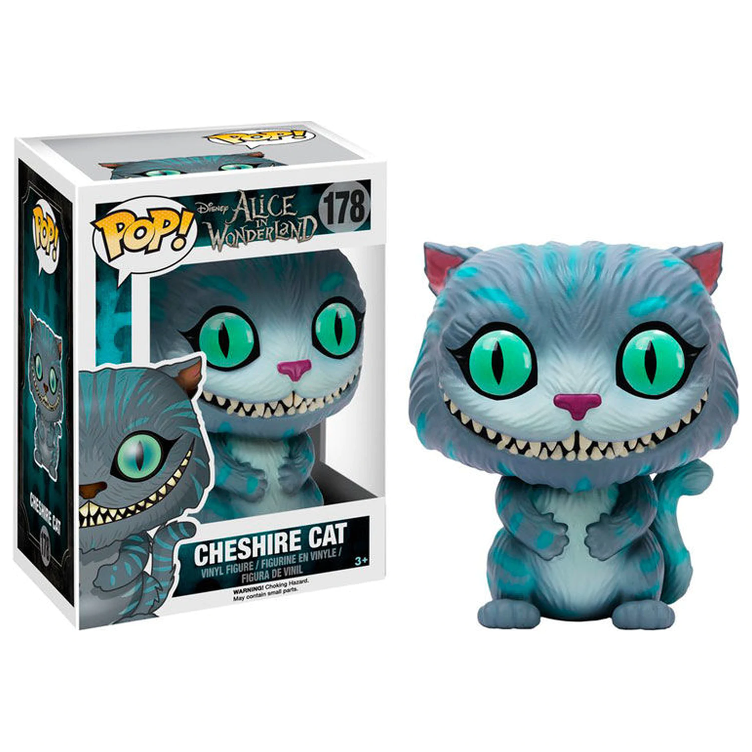 Alice in Wonderland 2010 POP! Disney Vinyl Figurka Cheshire Cat 9 cm fotografii produktu