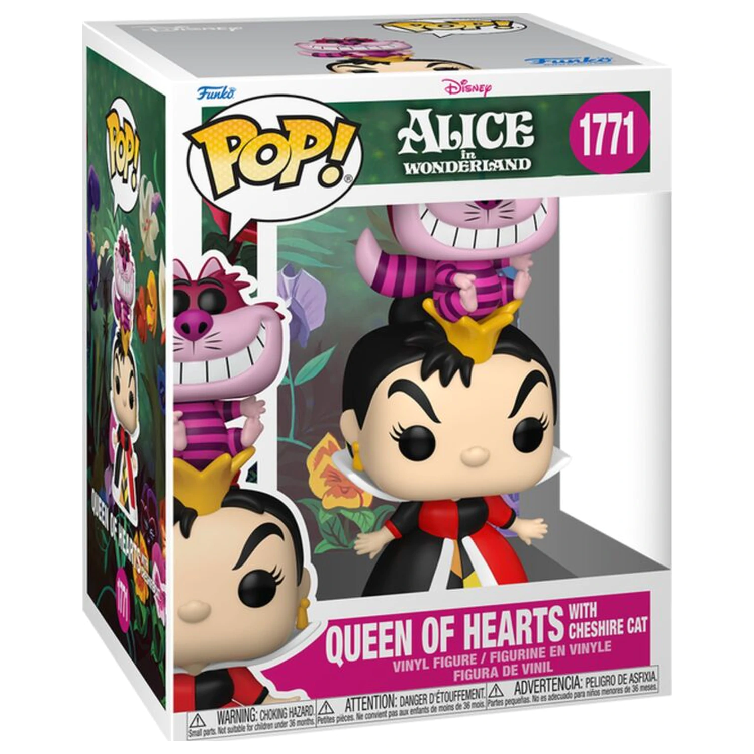 Funko POP figurka Premium Disney Alice In Wonderland Queen of Hearts With Cheshire Cat fotografii produktu