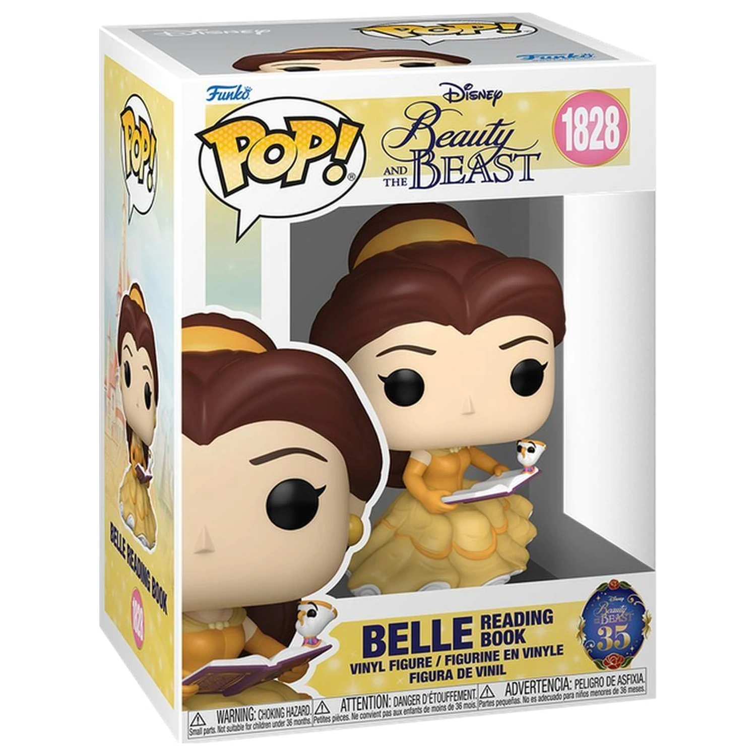 Funko POP figurka Disney Kráska a zvíře Belle čtoucí knihu fotografii produktu