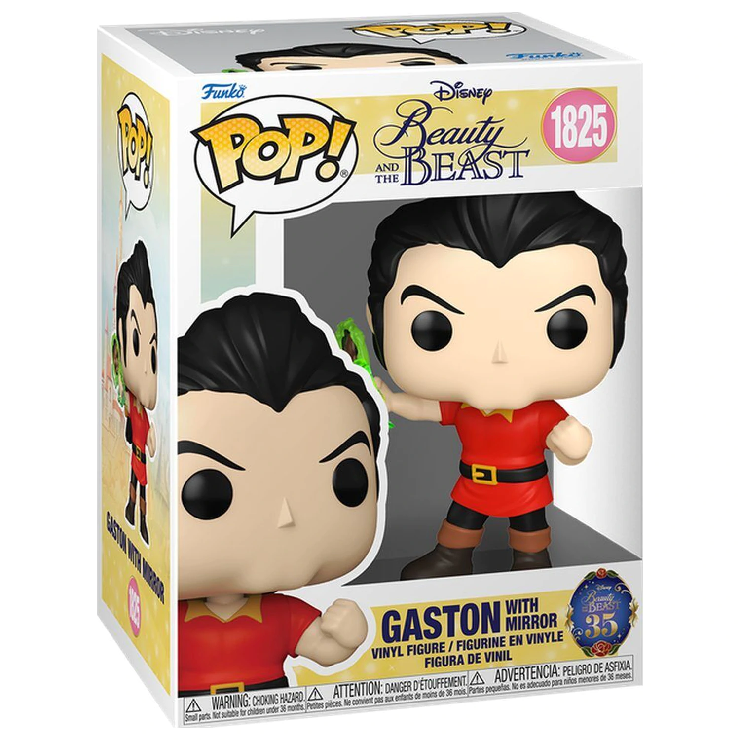 Funko POP figurka Disney Beauty And The Beast Gaston with Mirror fotografii produktu