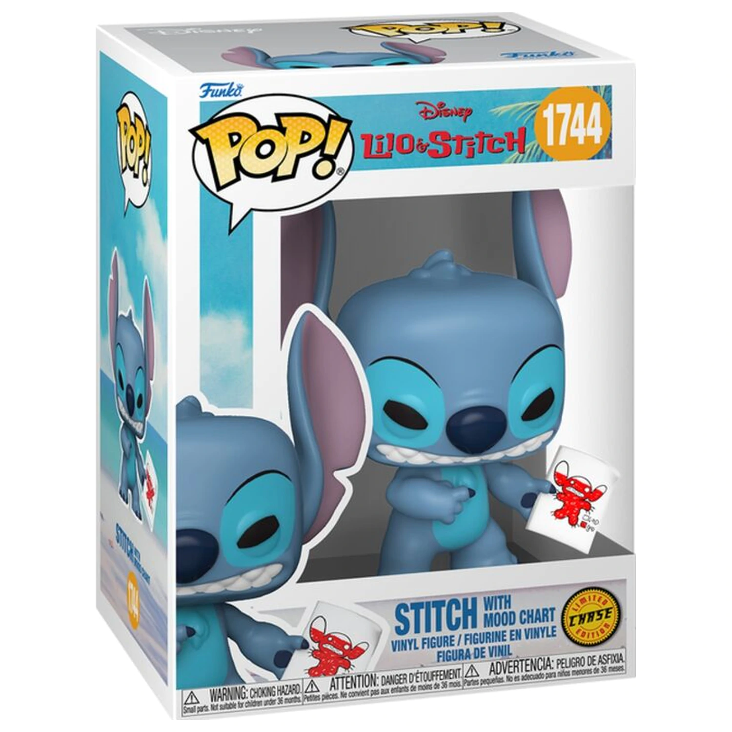 Funko POP figurka Disney Lilo & Stitch - Stitch with Mood Chart Chase fotografii produktu