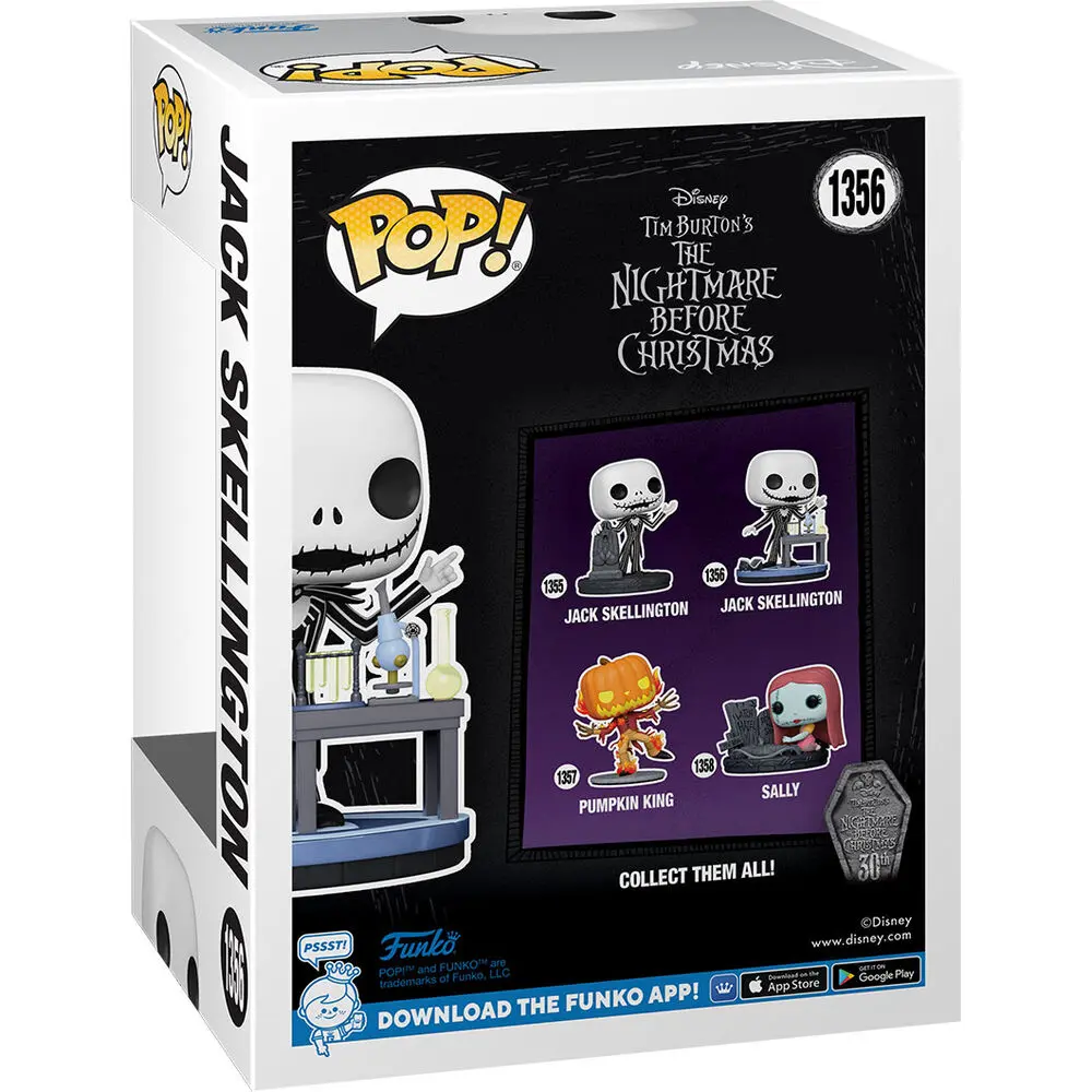 Nightmare before Christmas 30th POP! Disney vinylová figurka Jack (lab) 9 cm fotografii produktu