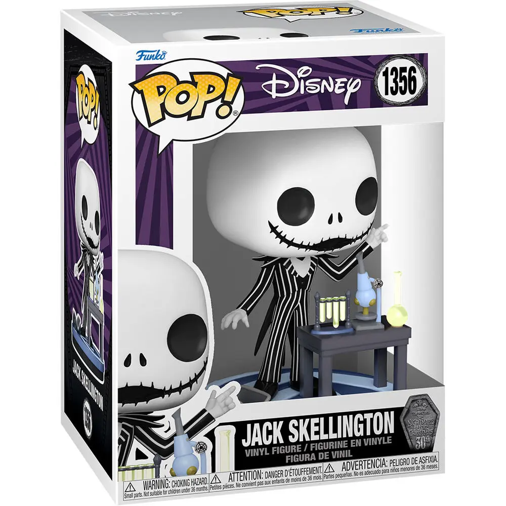 Nightmare before Christmas 30th POP! Disney vinylová figurka Jack (lab) 9 cm fotografii produktu