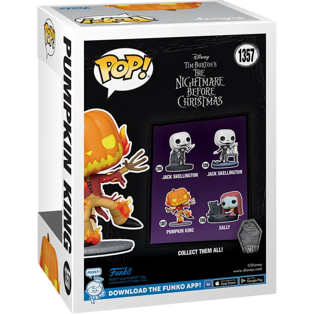 Nightmare before Christmas 30th POP! Disney Vinylová figurka Dýňový král 9 cm fotografii produktu