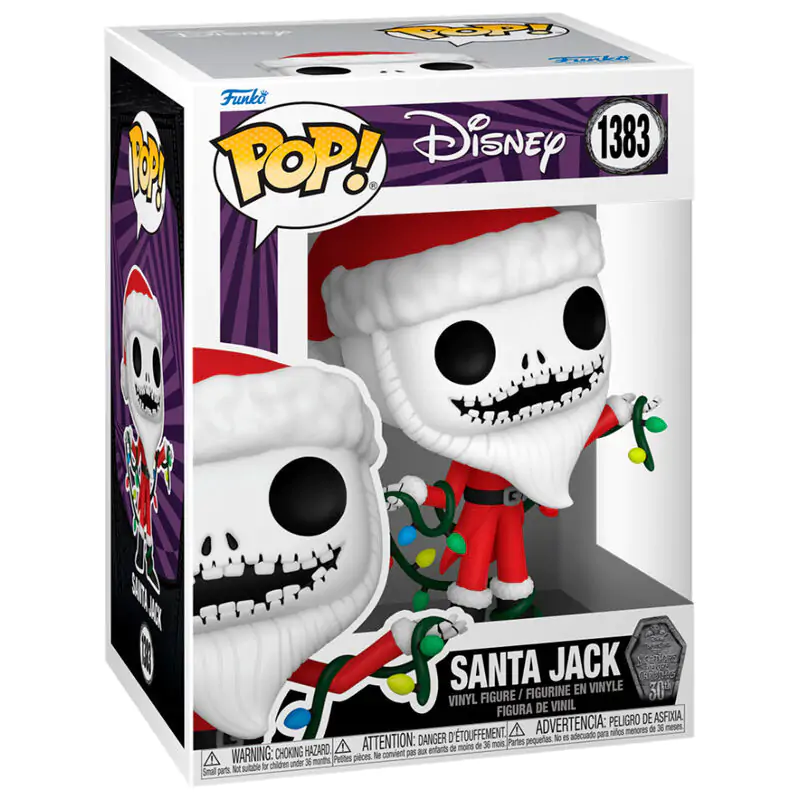 POP figurka Disney Nightmare Before Christmas 30th Anniversary Santa Jack fotografii produktu