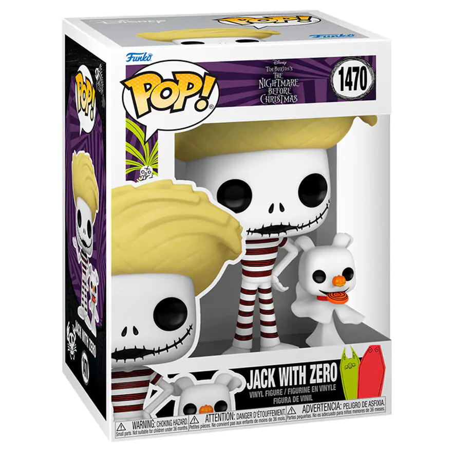 Funko POP figurka Disney Nightmare Before Christmas Jack with Zero fotografii produktu