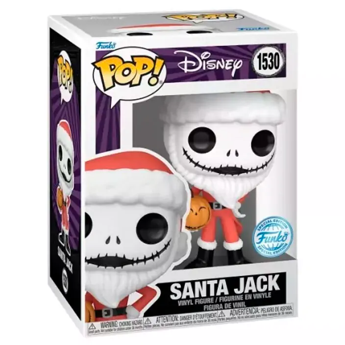 Funko POP figurka Disney Nightmare Before Christmas Santa Jack Exclusive fotografii produktu