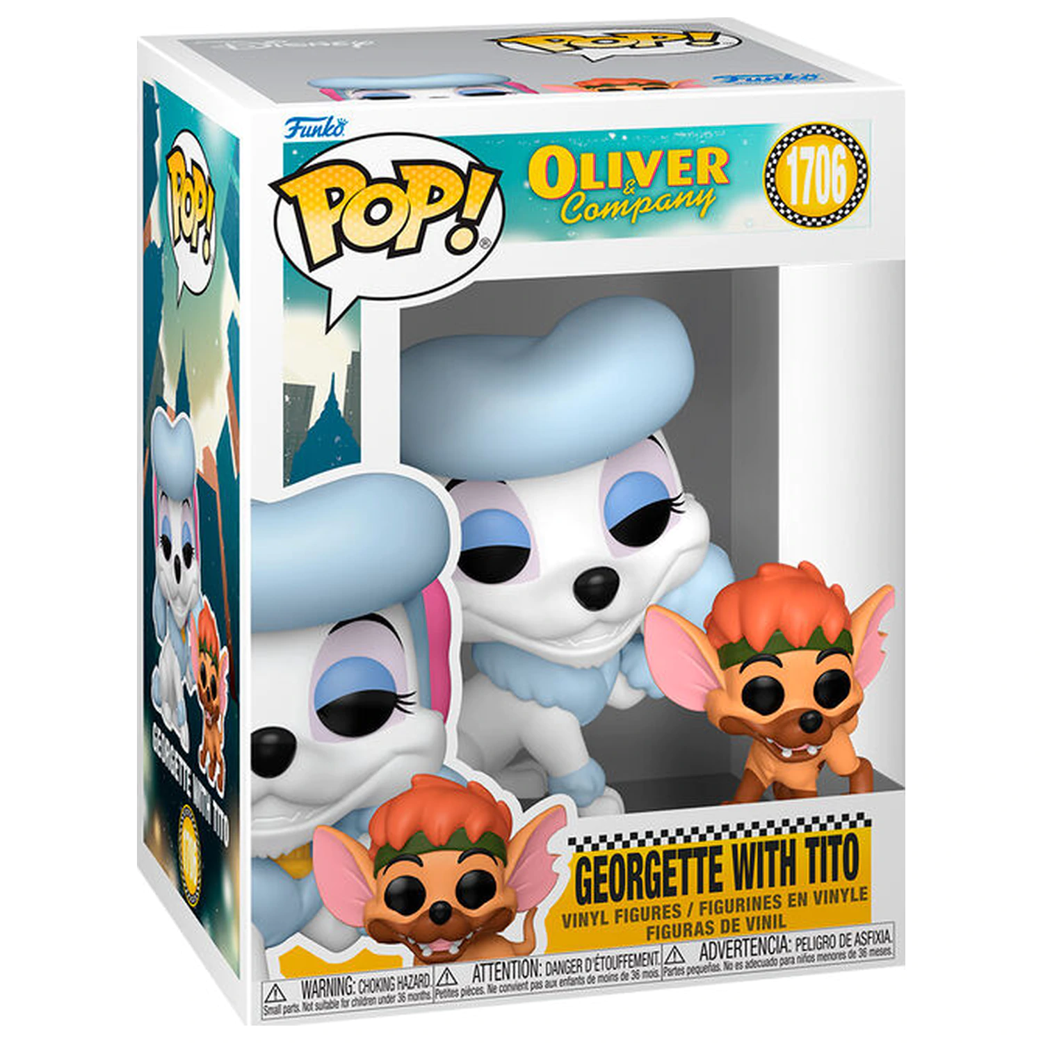 Funko POP figurka Disney Oliver & Company Georgette s Tito fotografii produktu