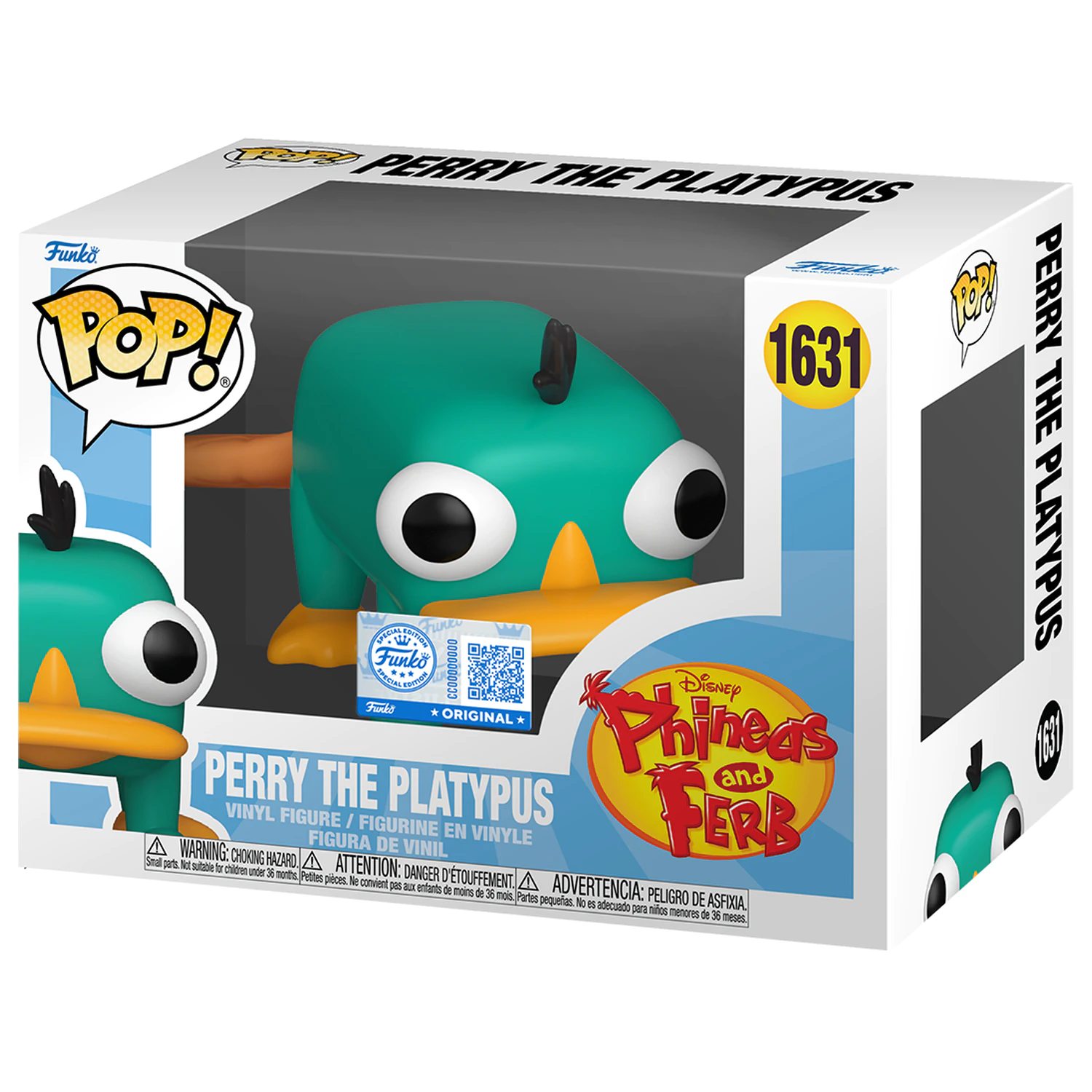 Funko POP figurka Disney Phineas and Ferb Perry the Platypus fotografii produktu