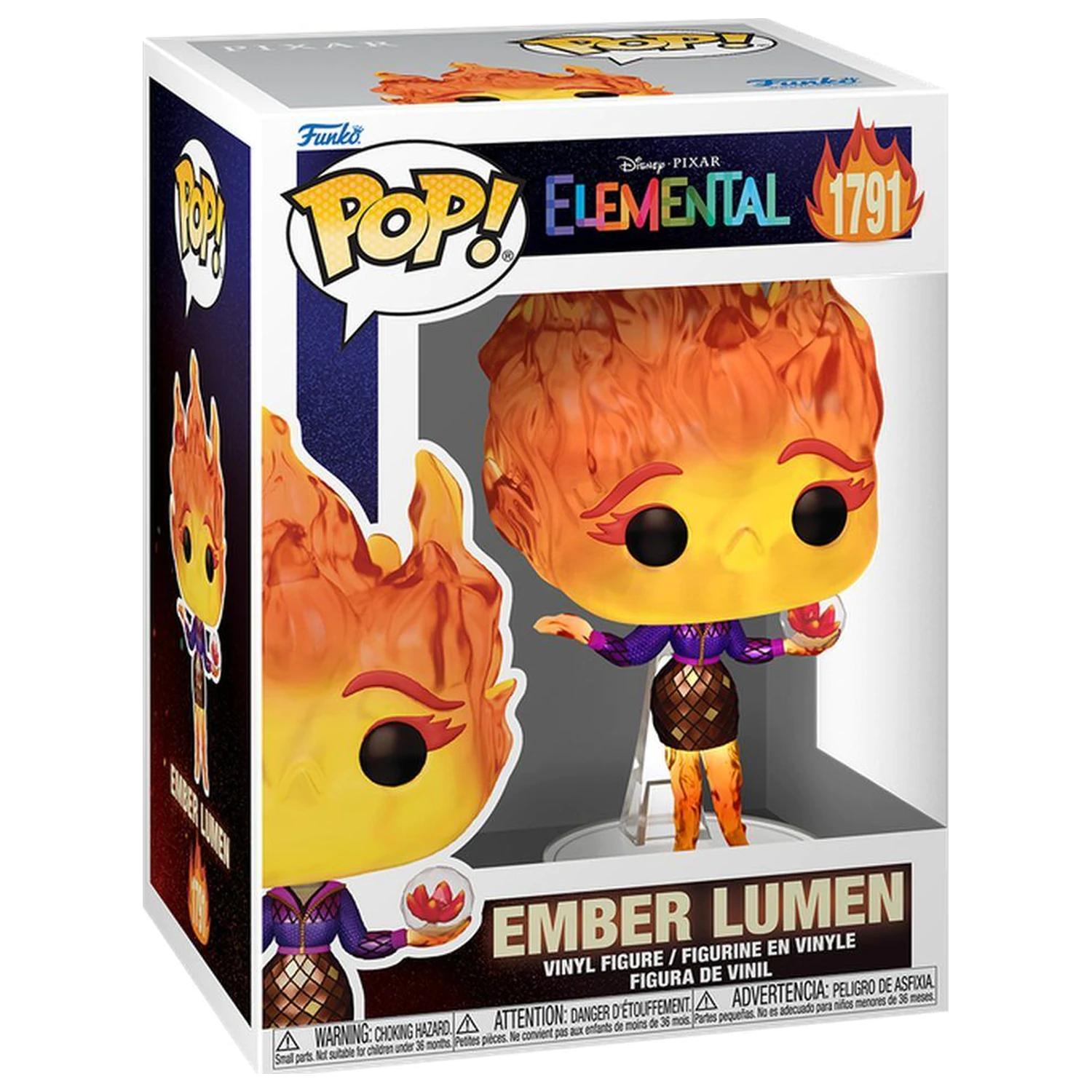 Funko POP figurka Disney Pixar Elemental Ember Lumen s květinou Vivisteria fotografii produktu
