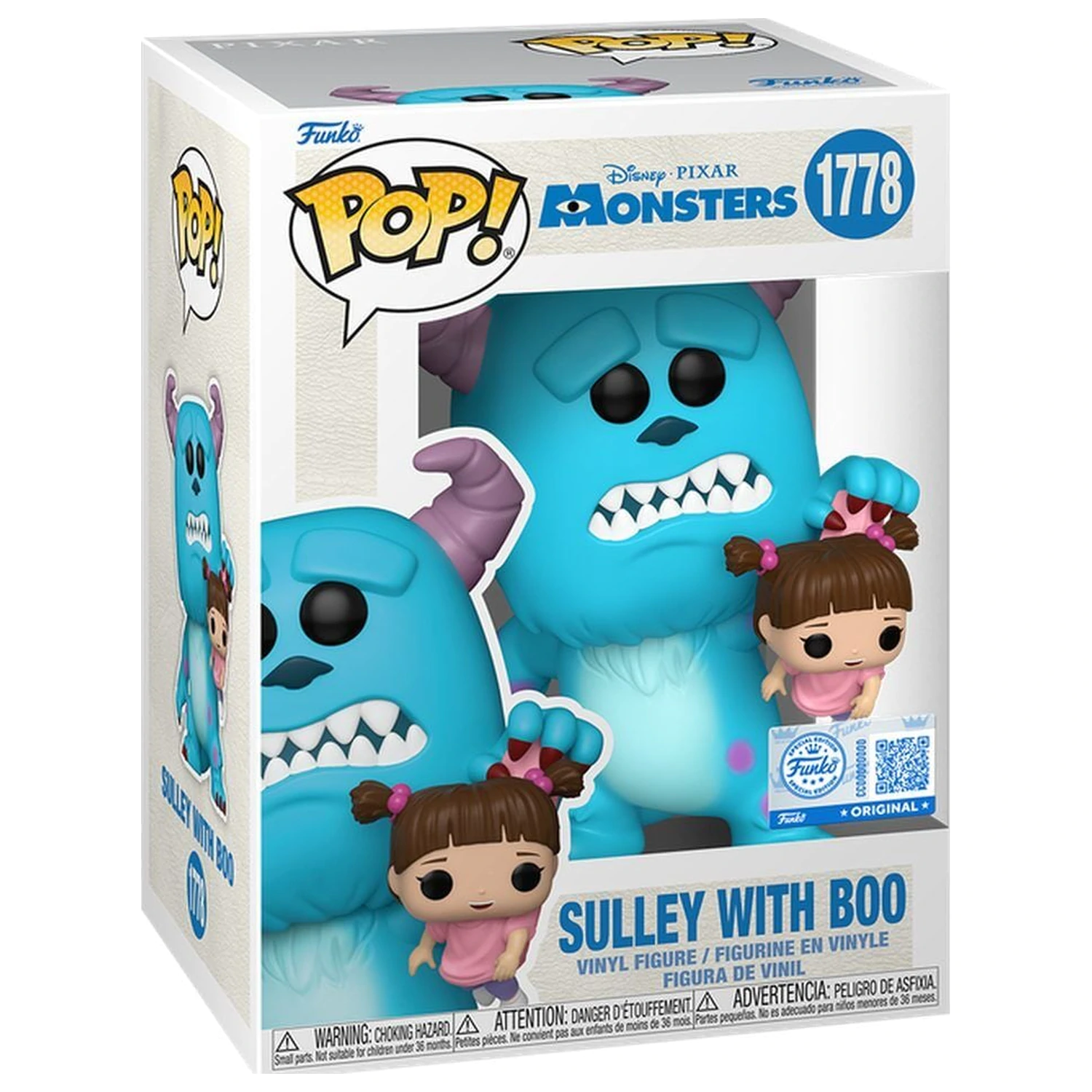 Funko POP figurka Disney Pixar Monsters Inc Sulley s Boo Exclusive fotografii produktu