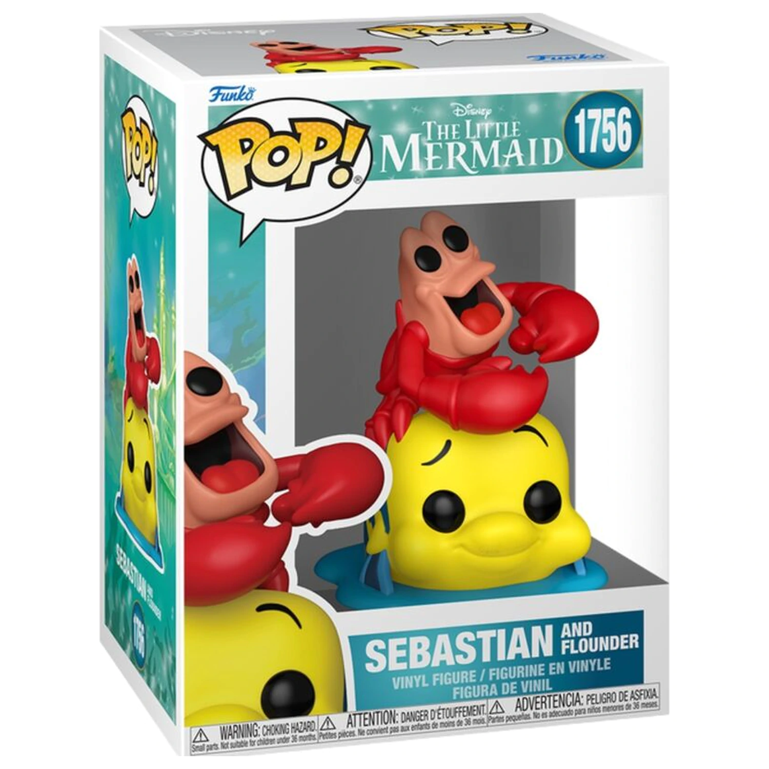 Funko POP figurka Disney Sebastian a Flounder fotografii produktu