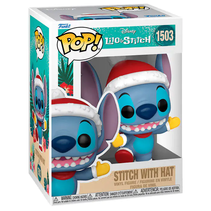 Funko POP figurka Disney Stitch s vánoční čepicí fotografii produktu