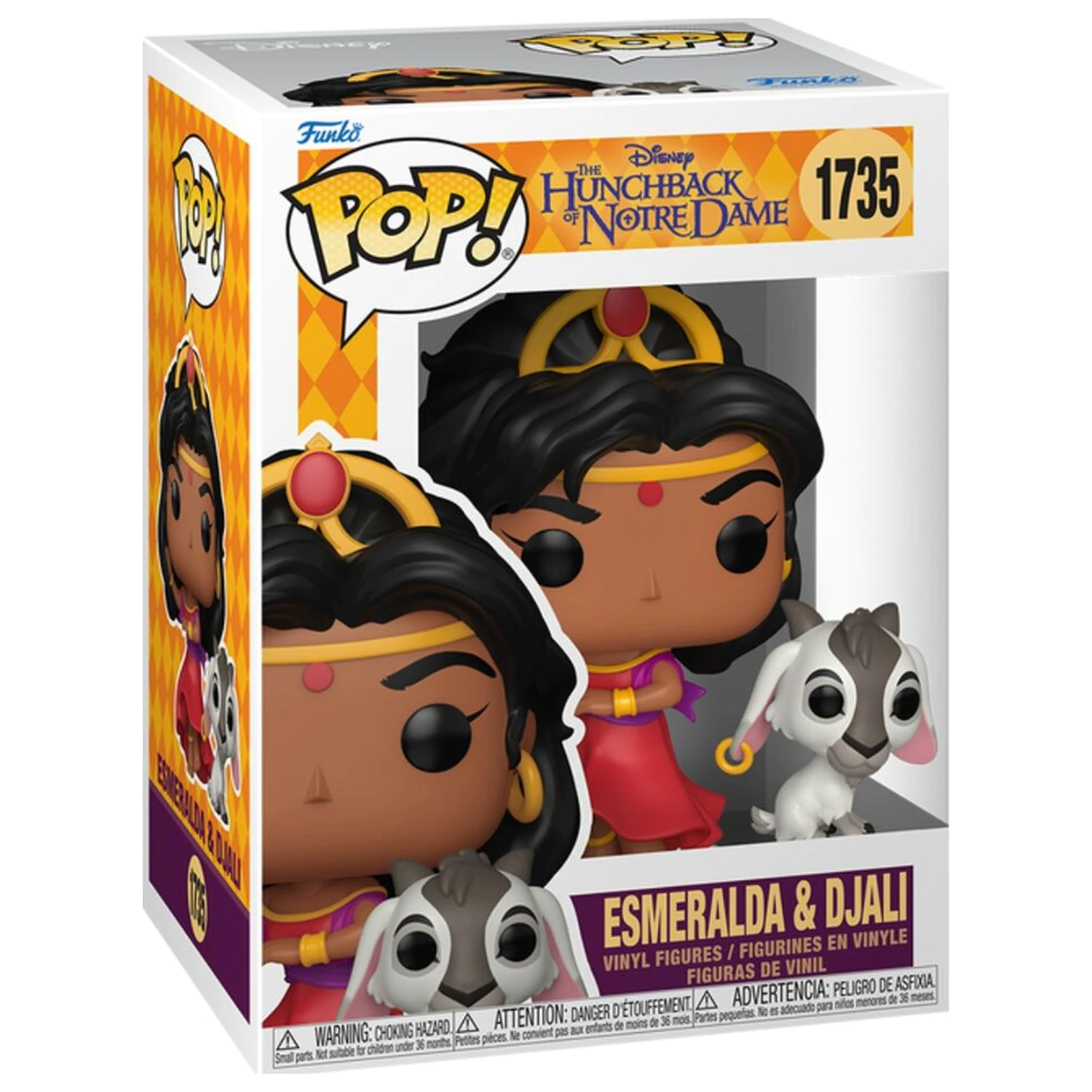 Funko POP figurka Disney The Hunchback of Notre Dame Esmeralda & Djali fotografii produktu