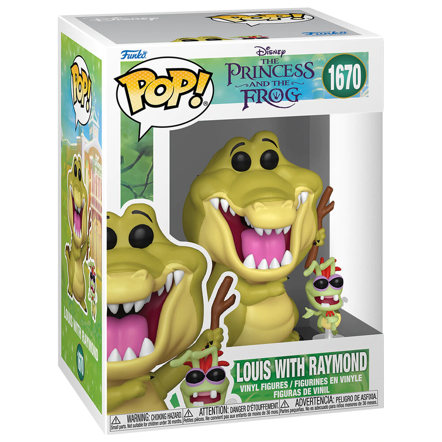 Funko POP figurka Disney The Princess and the Frog Louis s Raymondem fotografii produktu