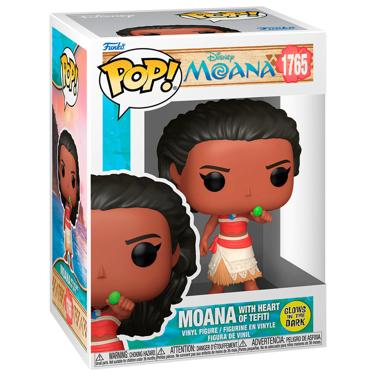 Funko POP figurka Disney Vaiana Moana 3 Moana with Heart of Tefiti fotografii produktu