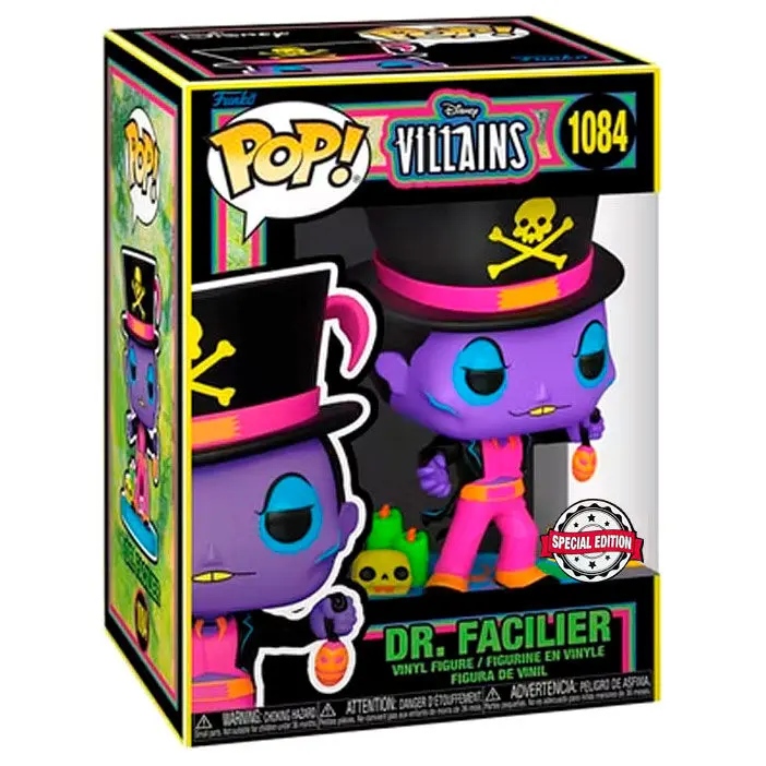 Disney Villains POP! Vinyl Figurka Dr. Facillier (Blacklight) 9 cm fotografii produktu