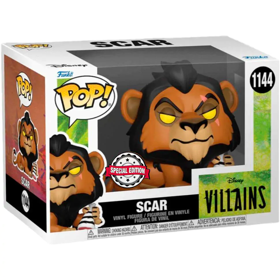 Funko POP figurka Disney Villains The Lion King Scar Exclusive fotografii produktu