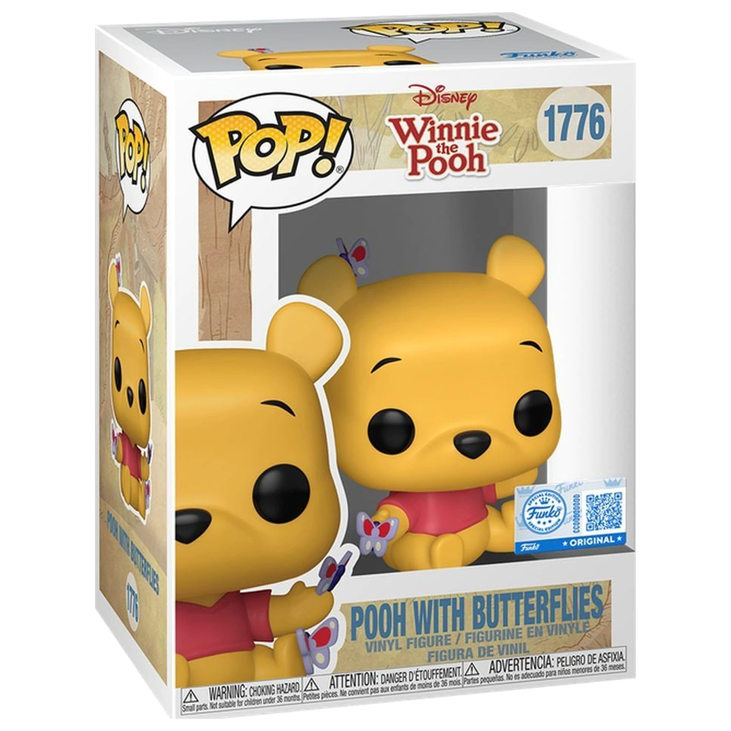 Funko POP figurka Disney Winnie the Pooh - Pooh with Butterflies Exclusive fotografii produktu