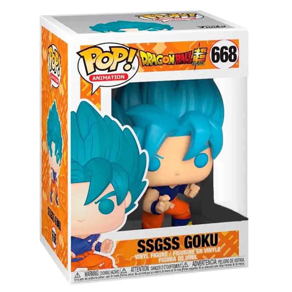 Funko POP figurka Dragon Ball Super SSGSS Goku Exclusive fotografii produktu