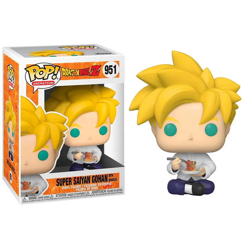 POP figurka Dragon Ball Z Série 9 Super Saiyan Gohan s nudlemi fotografii produktu