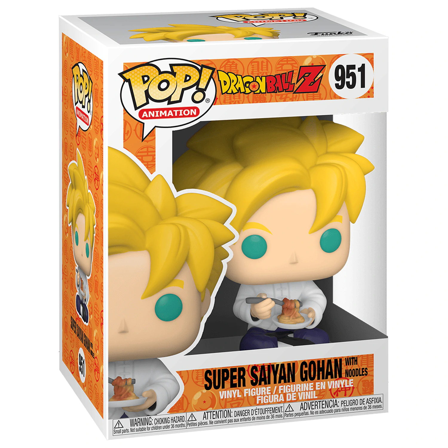 POP figurka Dragon Ball Z Série 9 Super Saiyan Gohan s nudlemi fotografii produktu