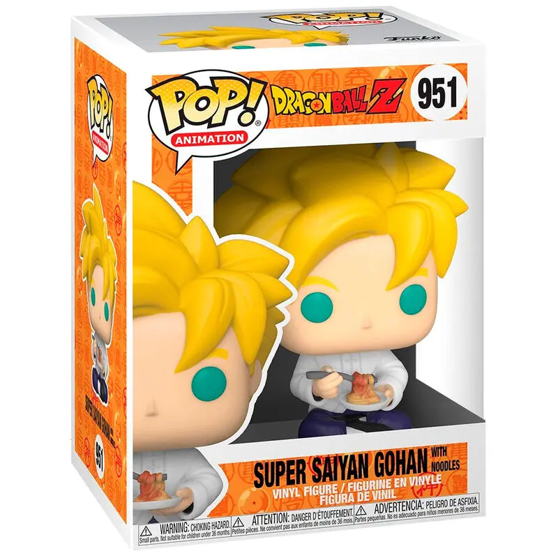 POP figurka Dragon Ball Z Série 9 Super Saiyan Gohan s nudlemi fotografii produktu