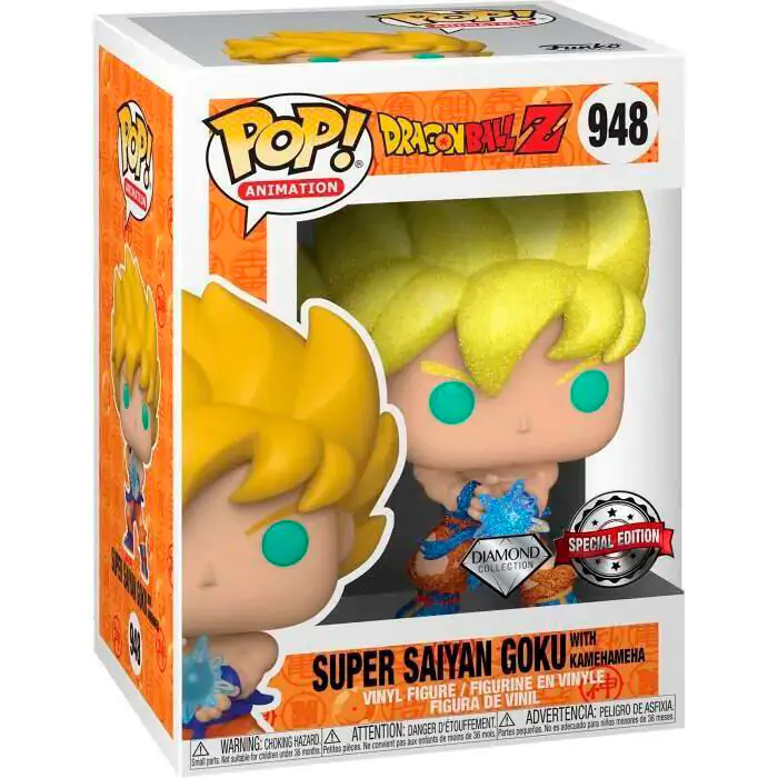 Dragon Ball Super Funko POP! Animation Vinylová figurka SSGokuW/KamehmhWve(DGLT) 9 cm fotografii produktu