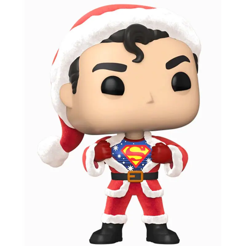 Funko POP figurka a tričko box Back DC Comics Superman Exclusive Flocked fotografii produktu