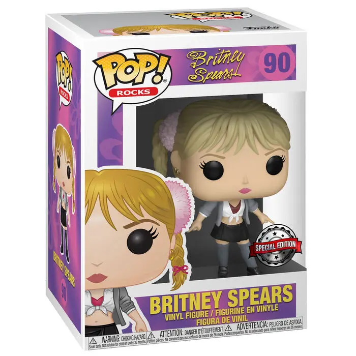 Funko POP figurka a tričko box Britney Spears One More Time Exkluzív fotografii produktu