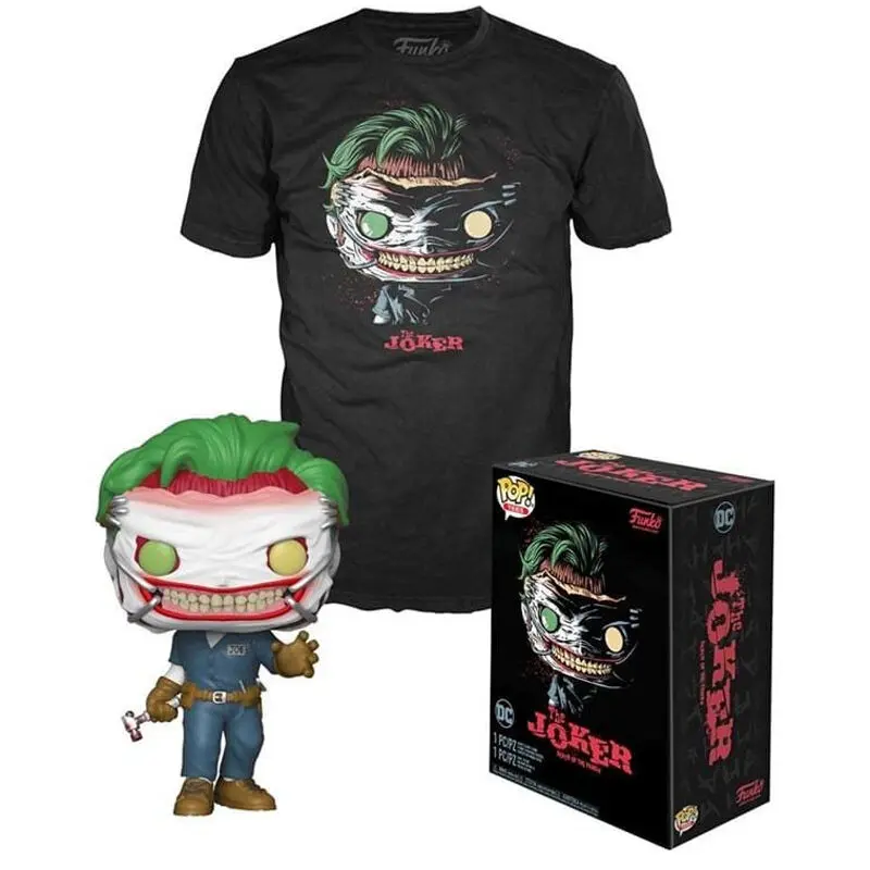 Funko POP! figurka a tričko box DC Comics The Joker Exkluzív fotografii produktu