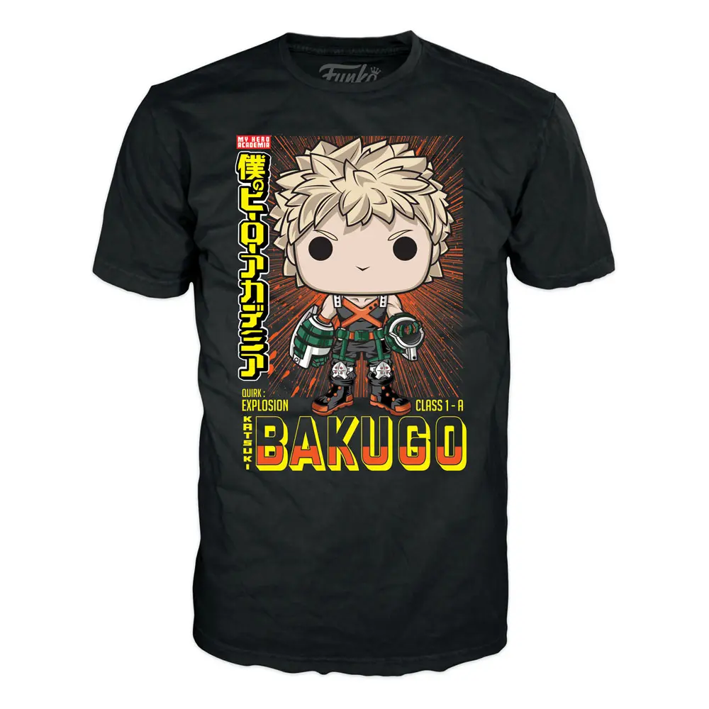 Funko POP! figurka & tričko box My Hero Academia Katsuki Bakugo (MT) fotografii produktu