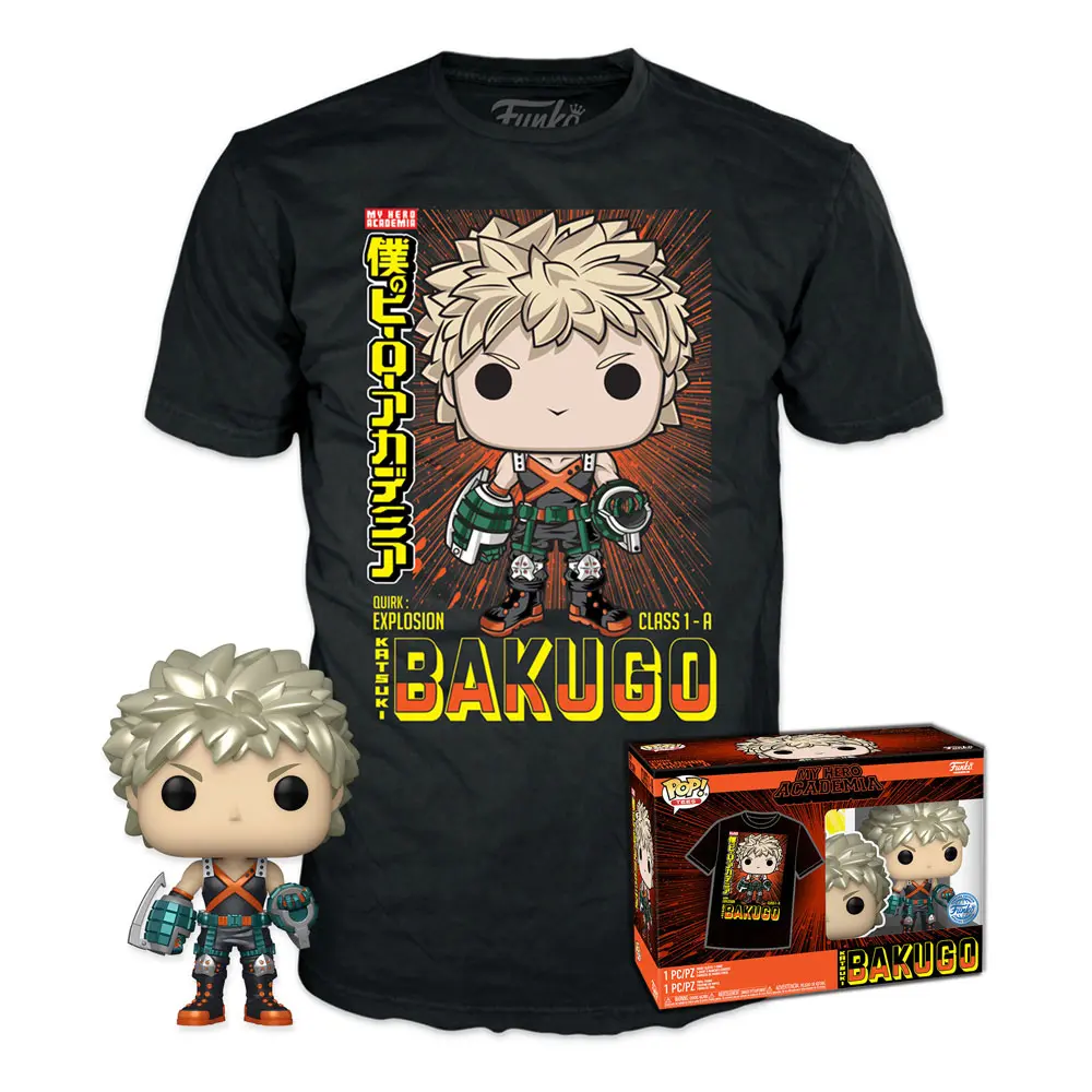 Funko POP! figurka & tričko box My Hero Academia Katsuki Bakugo (MT) fotografii produktu