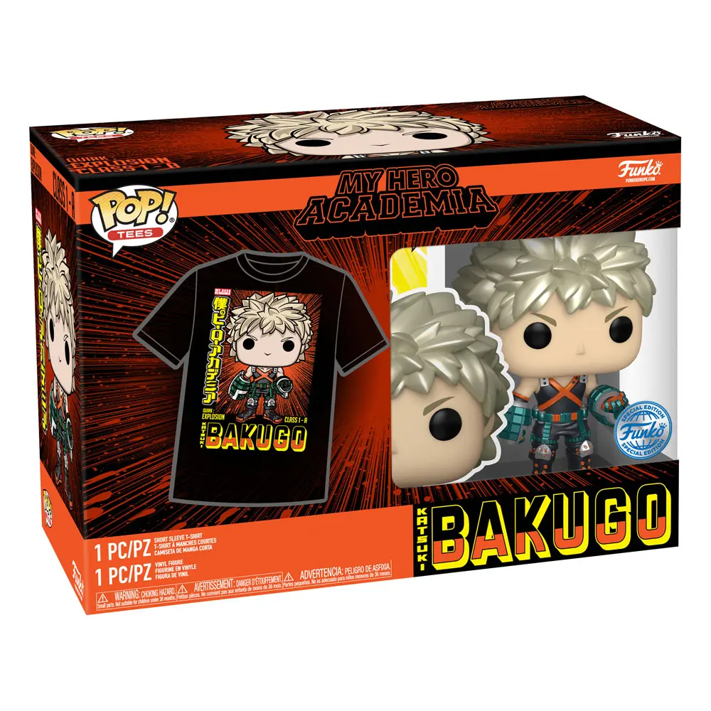 Funko POP! figurka & tričko box My Hero Academia Katsuki Bakugo (MT) fotografii produktu