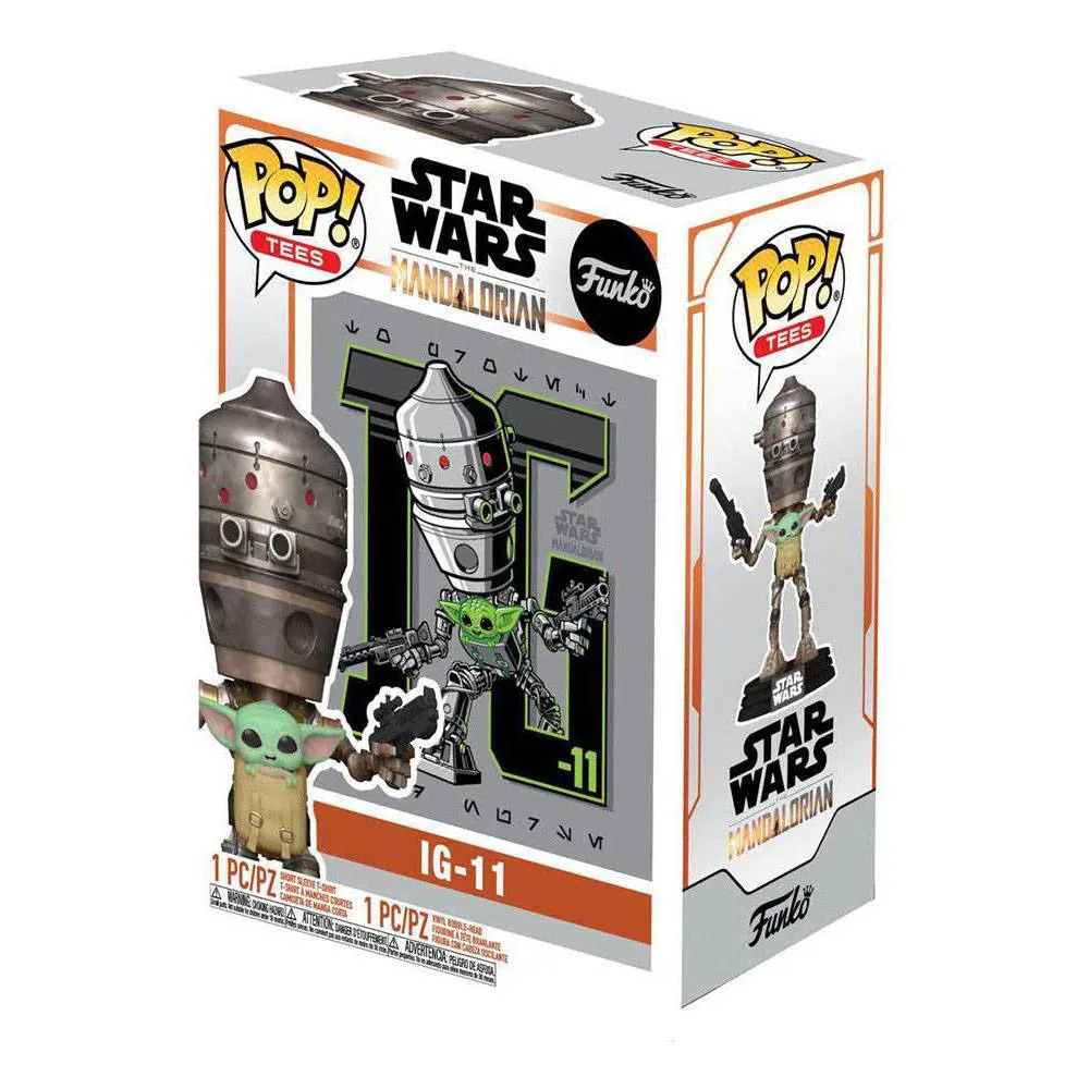 Funko POP! figurka a tričko box Star Wars The Mandalorian IG-11 s The Child fotografii produktu