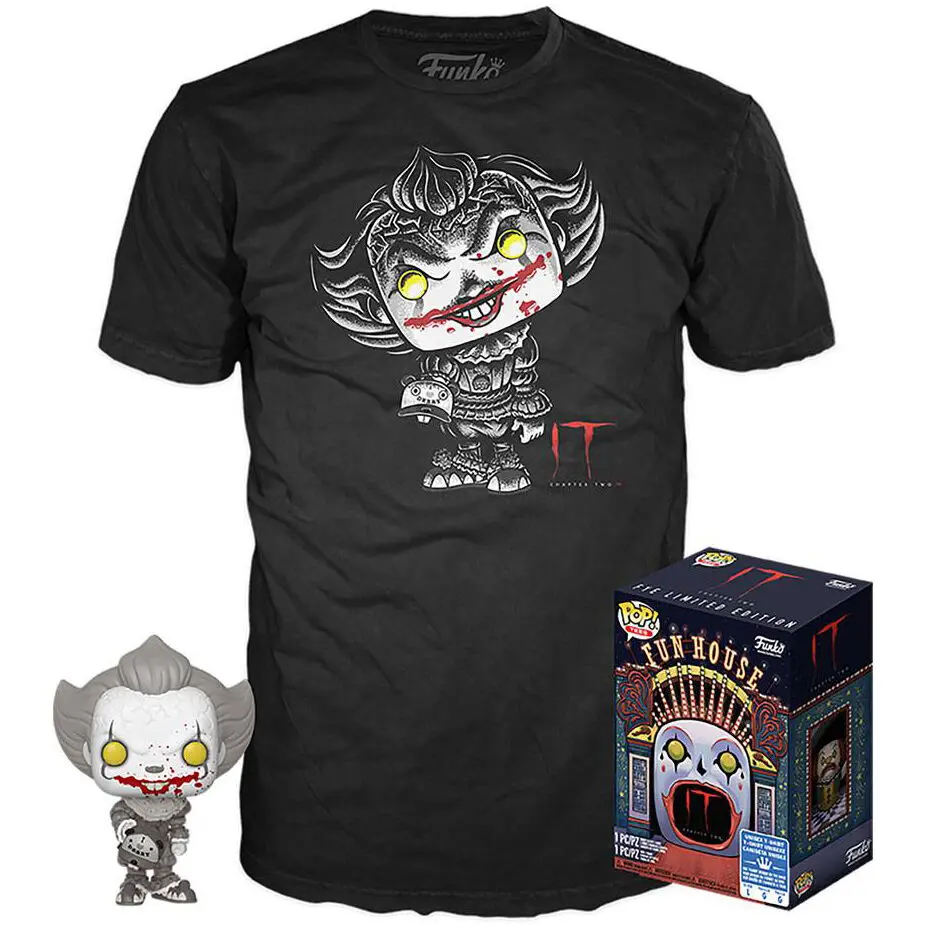 Funko POP! figurka a tričko box Stephen Kings It x Pennywise fotografii produktu