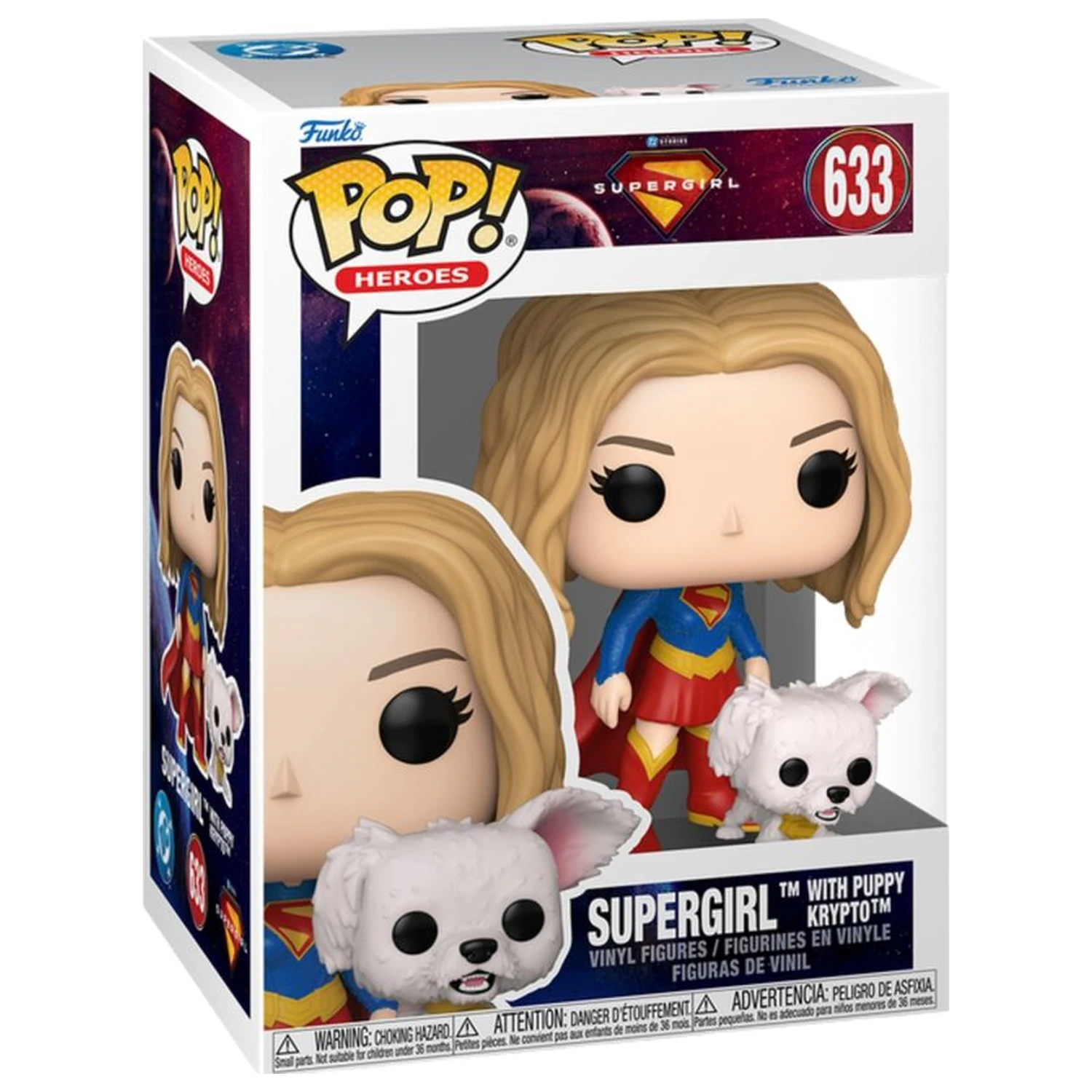 Funko POP figurka DC Comics Supergirl Buddy Supergirl with Puppy Krypto fotografii produktu