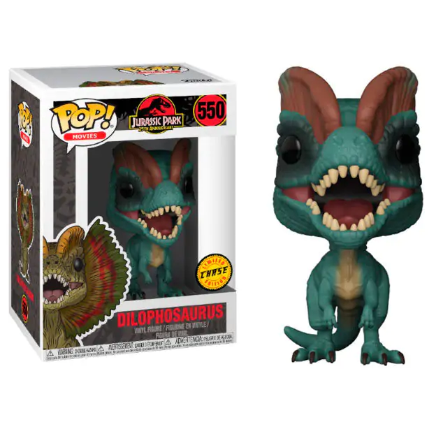 Funko POP figurka Jurassic Park Dilophosaurus Chase fotografii produktu