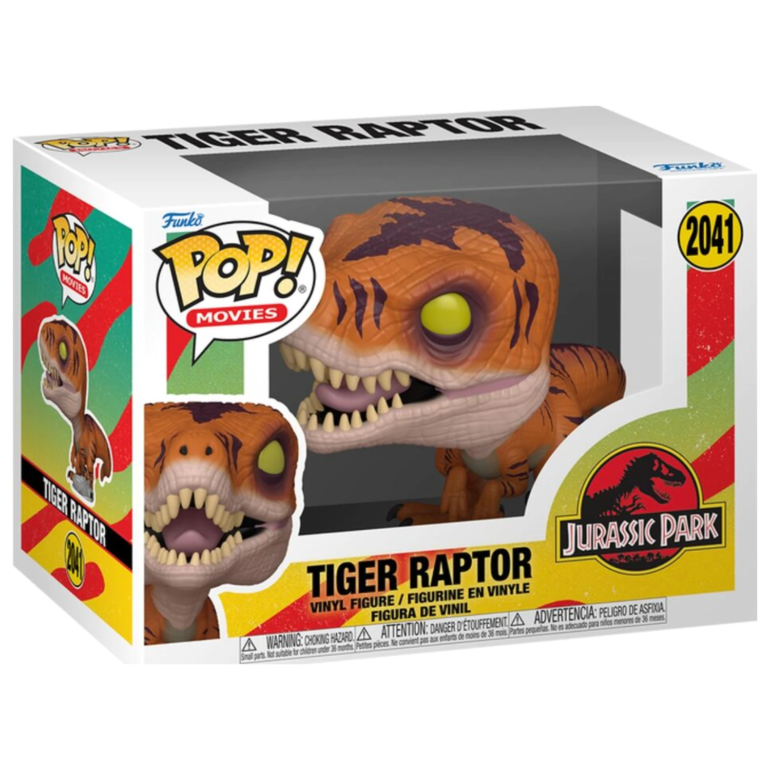 Funko POP figurka Jurassic Park Tiger Raptor fotografii produktu