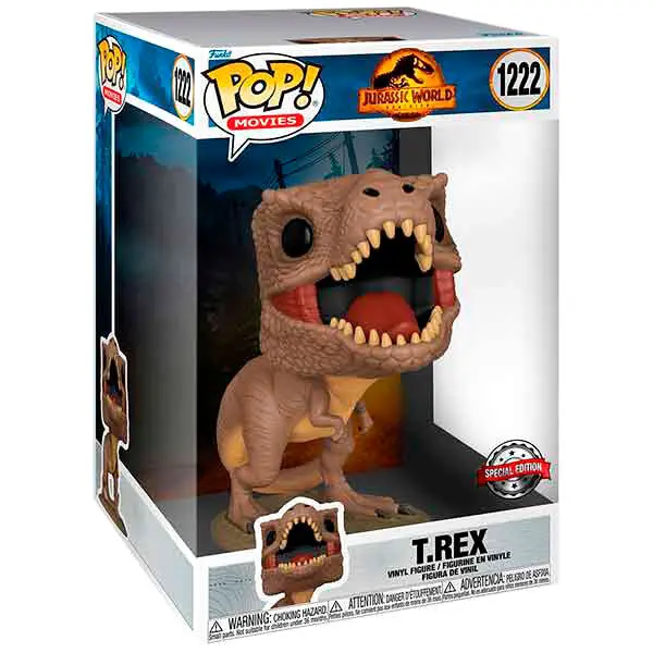 POP figurka Jurassic World 3 T-Rex Exclusive 25 cm fotografii produktu