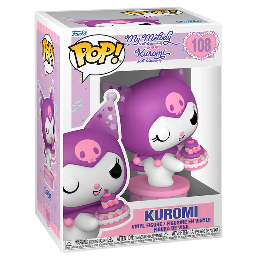 Funko POP figurka Kuromi s dortem fotografii produktu