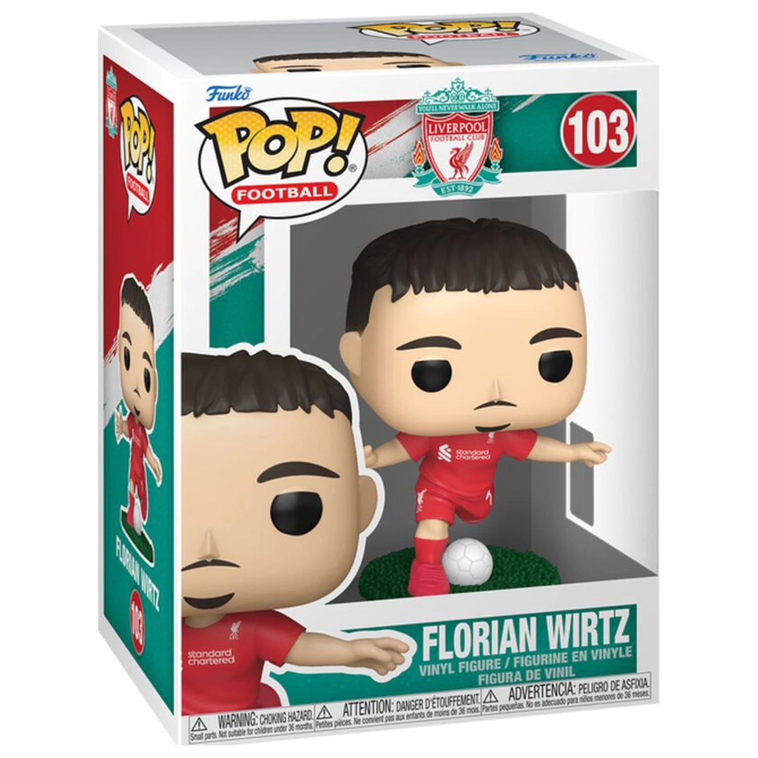 Funko POP figurka Liverpool Florian Wirtz fotografii produktu