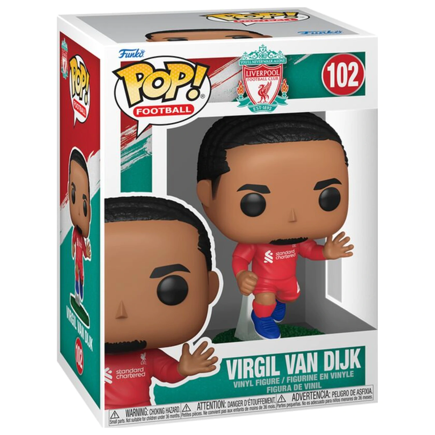 Funko POP figurka Liverpool Virgil Van Dijk fotografii produktu