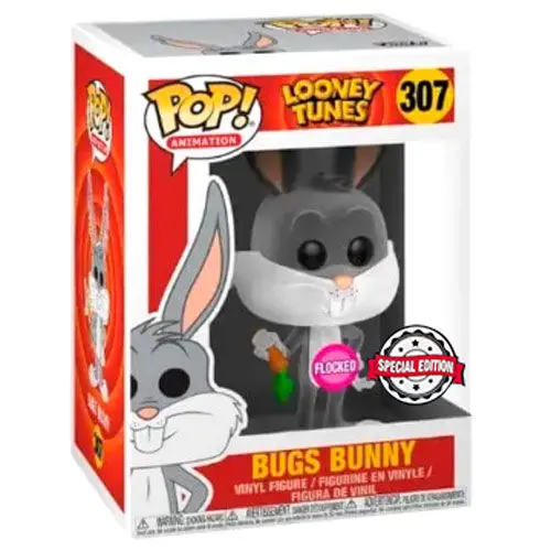 POP figurka Looney Tunes Bugs Bunny Flocked Exclusive fotografii produktu