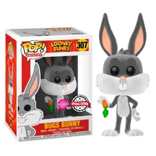 POP figurka Looney Tunes Bugs Bunny Flocked Exclusive fotografii produktu