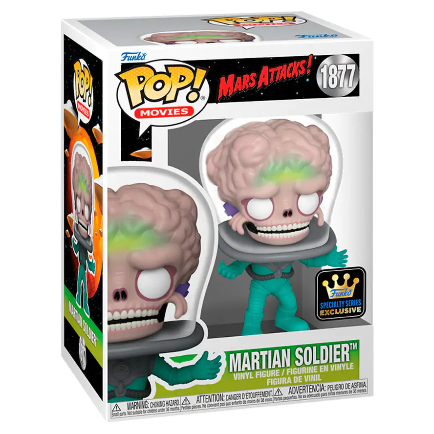 Funko POP figurka Mars Attacks Martian Soldier Exclusive fotografii produktu