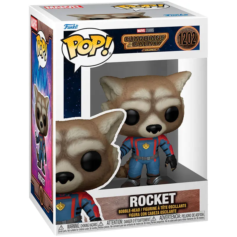 Guardians of the Galaxy Vol. 3 POP! Vinylová figurka Rocket 9 cm fotografii produktu