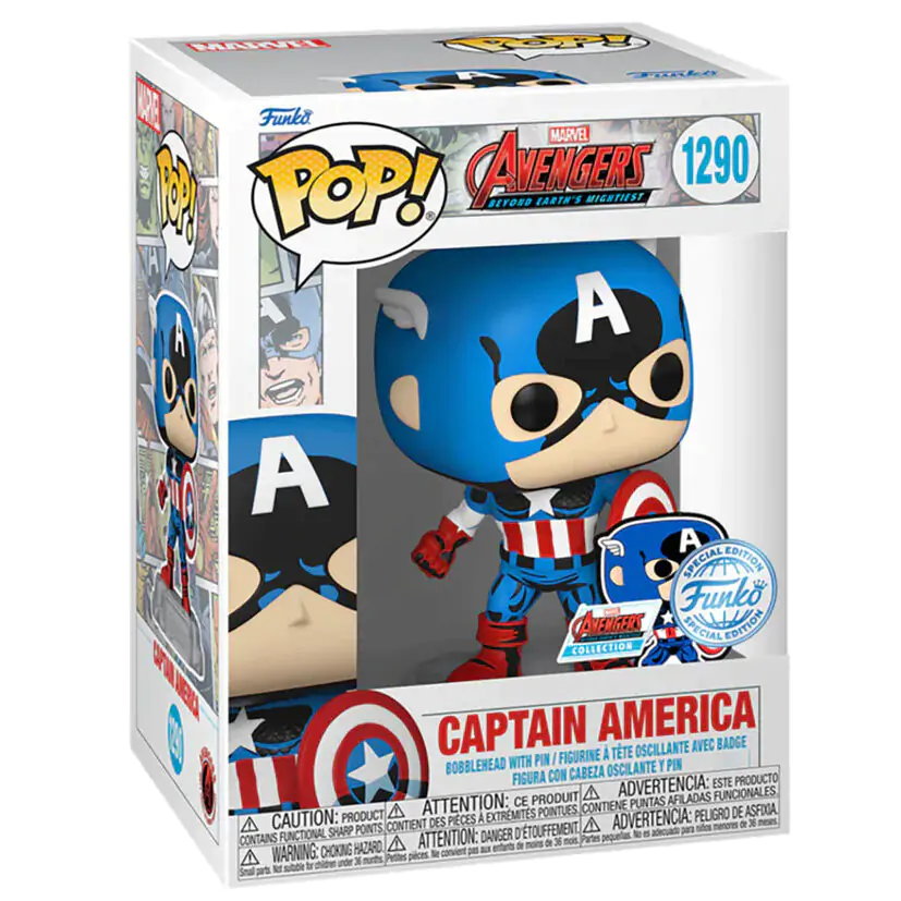 POP figurka Marvel Avengers Captain America Exclusive fotografii produktu