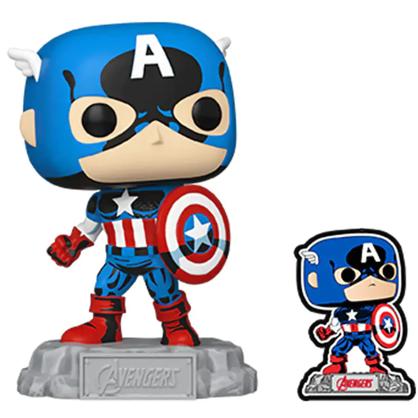 POP figurka Marvel Avengers Captain America Exclusive fotografii produktu